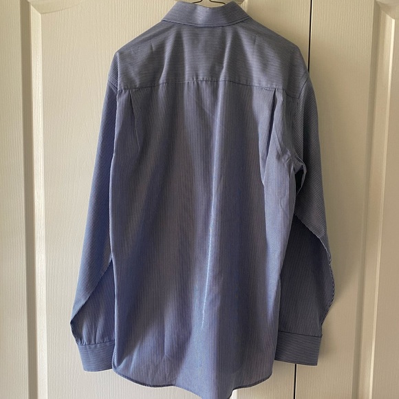 NWOT Blue Striped Button Down Shirt - Picture 7 of 8